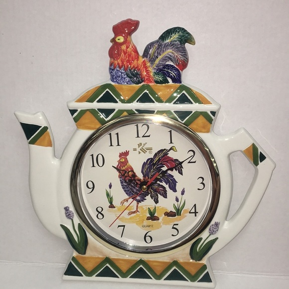 🆕 Fine ceramic ware wall clock - Picture 1 of 2